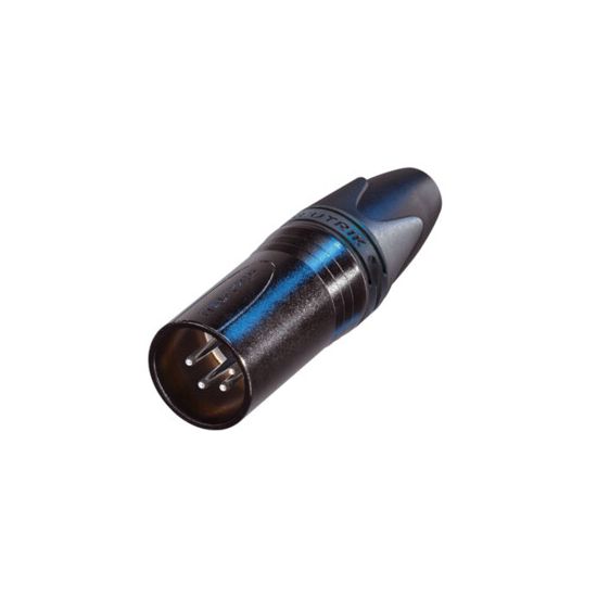 Neutrik | NC4MXX-BAG - XLR 4P cable connector black Male