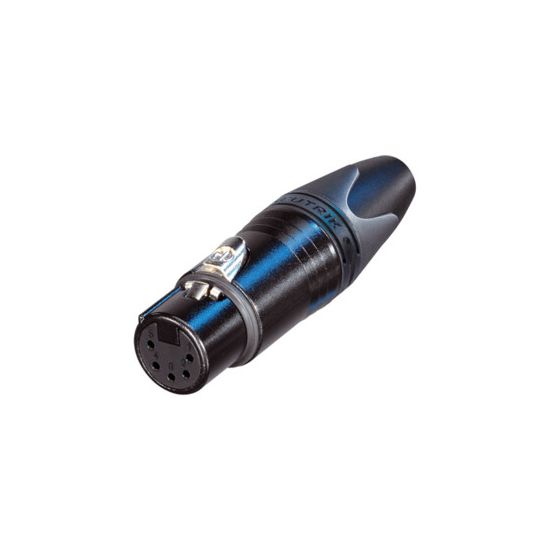 Neutrik | NC5FXX-BAG - XLR 5P cable conn black Female