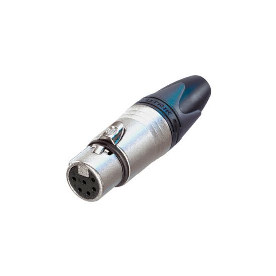 Neutrik | NC6FXX - XLR 6P cable connector nickel Female