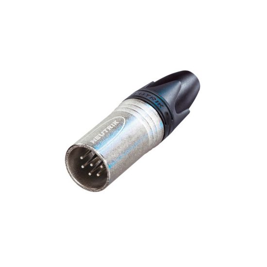 Neutrik | NC6MXX - XLR 6P cable connector nickel Male