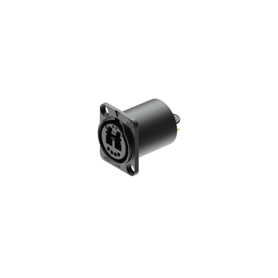 Neutrik | NO2-4FDW-A - LC-Duplex feedthrough chassis conn F