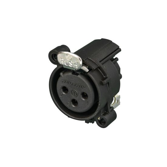 Neutrik | NC3FAH1 - XLR 3P horizontal chassis conn Female