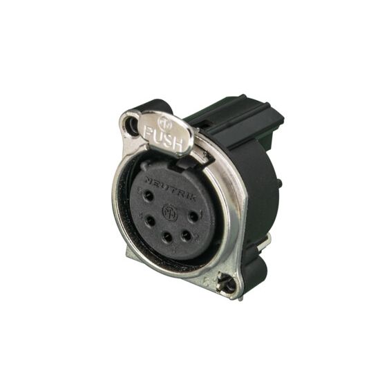Neutrik | NC5FBH - XLR Chassis Connecter 5 Pole Female