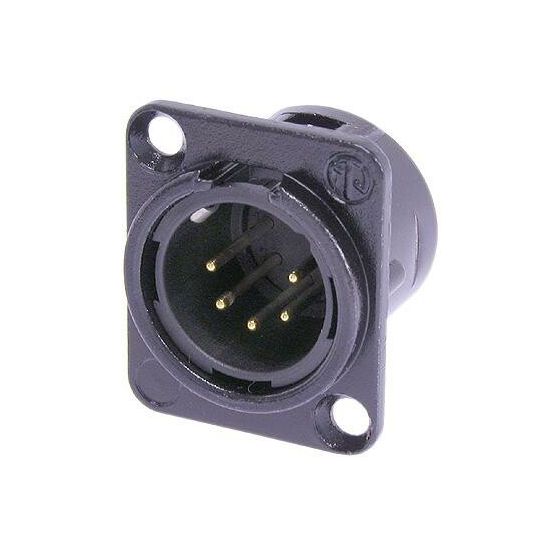 Neutrik | NC5MD-L-B-1 - XLR Chassis Conn. 5 Pole Male Black