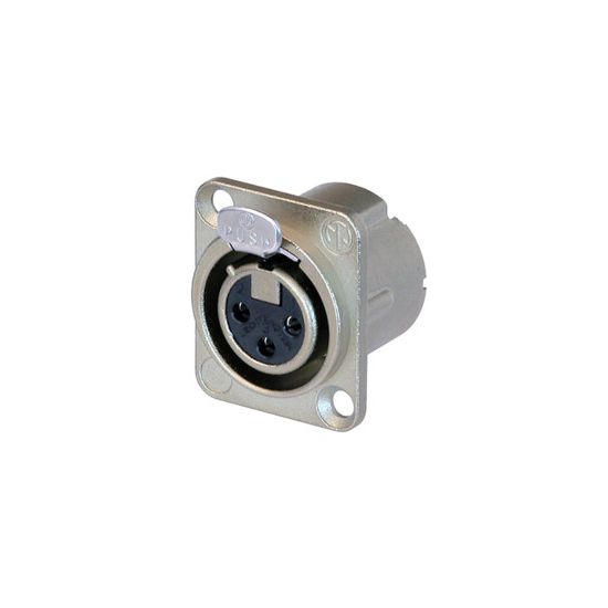 Neutrik | NC3FD-LX - XLR Chassis D Connector 3 Pole Female