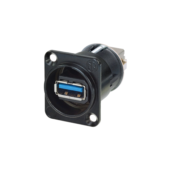 Neutrik | NAUSB3-B - USB 3.0 gender changer black type A/B