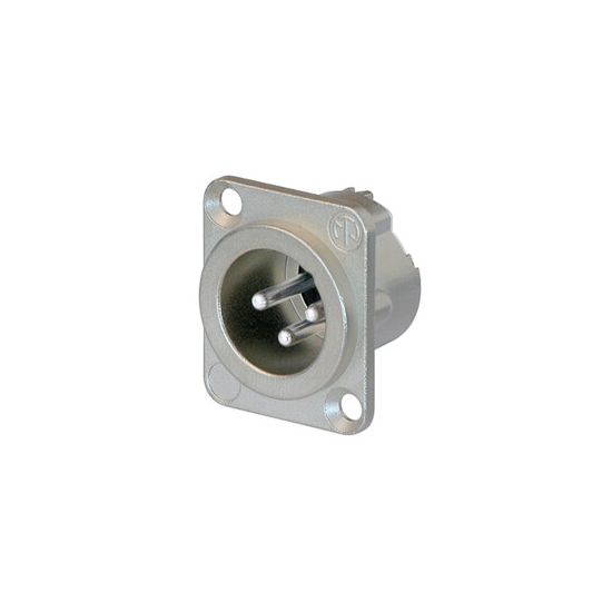 Neutrik | NC3MD-LX - XLR 3P chassis conn nickel Male