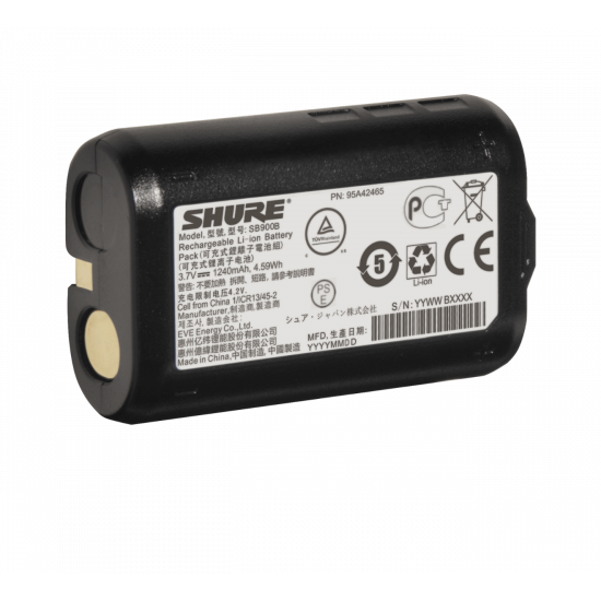 Shure | SB900B - Rechargeable Lithium-Ion Battery