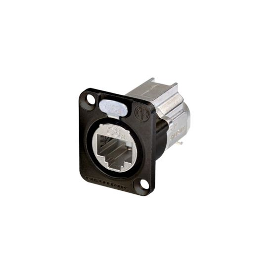 Neutrik | NE8FDX-Y6-B - Panel CAT6A Connector Female Black