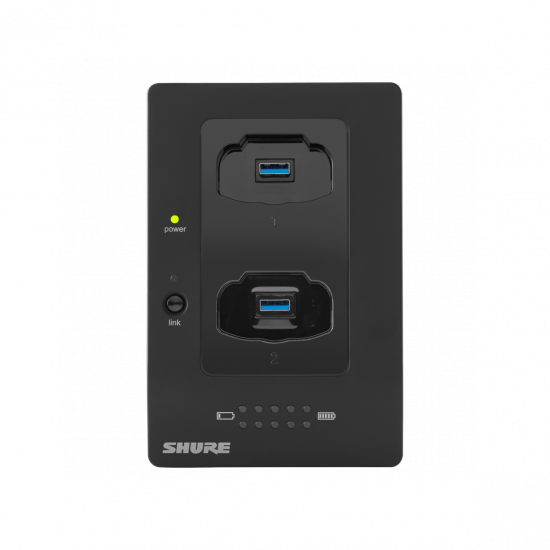 Shure | MXWNCS2-E - 2-way Networked Charging Station