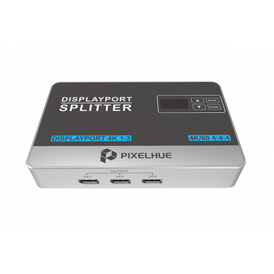 Pixelhue | DisplayPort 4K 1-3 - Signal Distributor