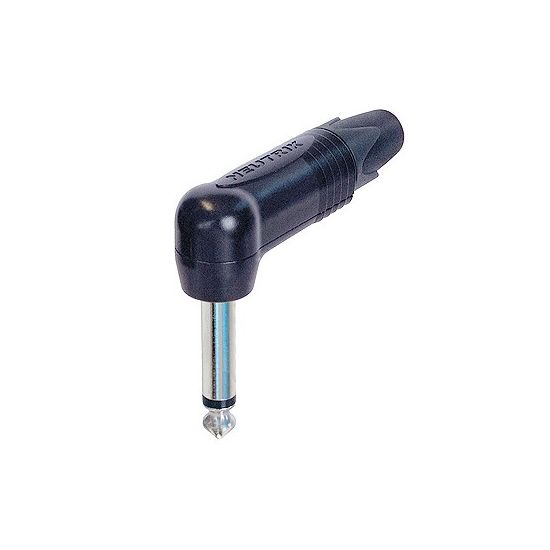 Neutrik | NP2RX-BAG - Right-Angle 1/4'' 2 Pole Plug  Male