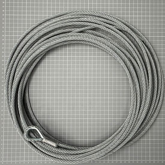 VMB | Steel cable w/ shackle Ø6mmx16.4m | TL-075C, TL-A320