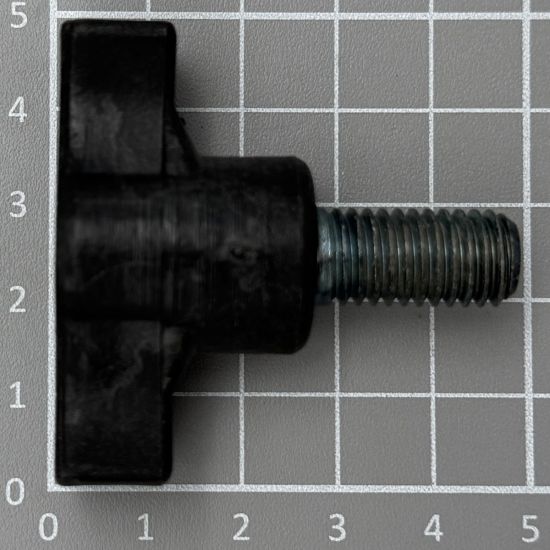 VMB | Plastic black knob M10x20 metalic screw | TE, FAS
