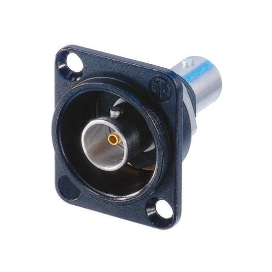 Neutrik | NBB75DFIB - BNC Chassis D Connector Female Black