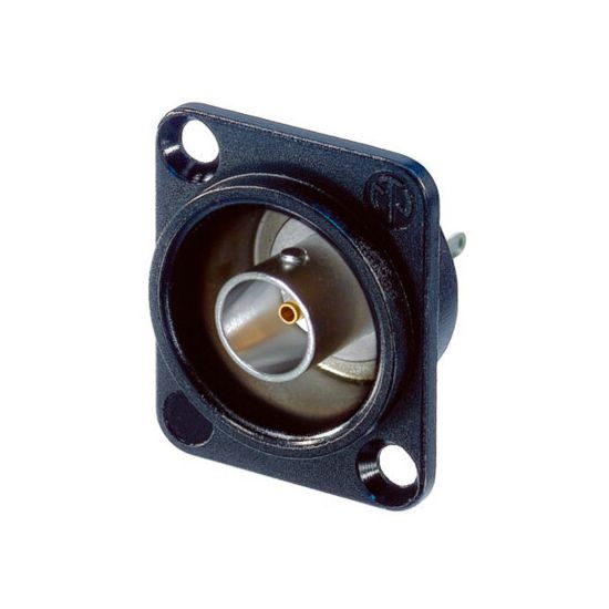 Neutrik | NBB75DSIB - BNC Chassis D Connector Female Black