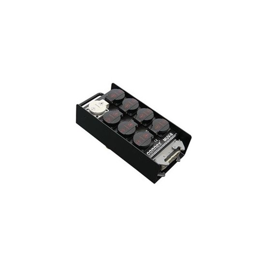 Connex/Contrik - MUV8-1 Harting > Schuko Breakout, Pin 1-2