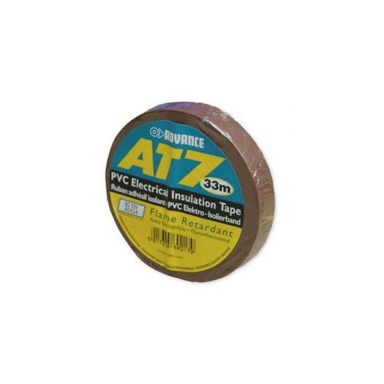 Advance - AT7 PVC tape 38mm / 33m, brown