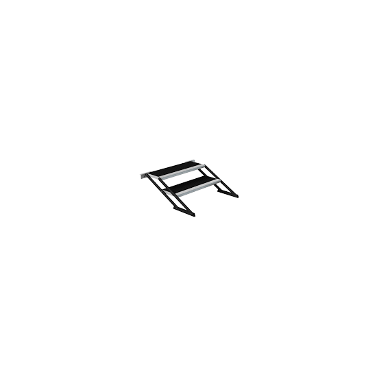 Eurotruss | EDS-ADJST-HRR - Handrail Adj. Stairs Left Black