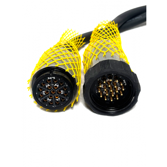 Socapex 419 19 pins [M] > [F] (2,5mm²) - 35m