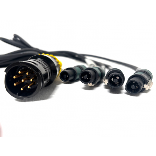 Cacom LK8 Speakercable [M] Without Ring > 4x NL4 [M] 5m