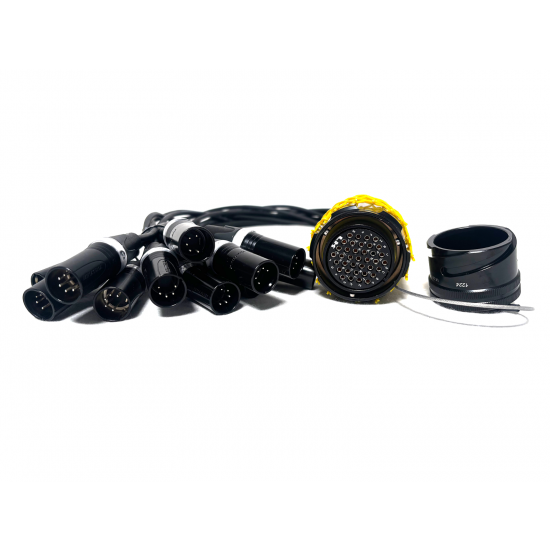 LK37 [M] > 12x XLR3 [F] AES 0,5m