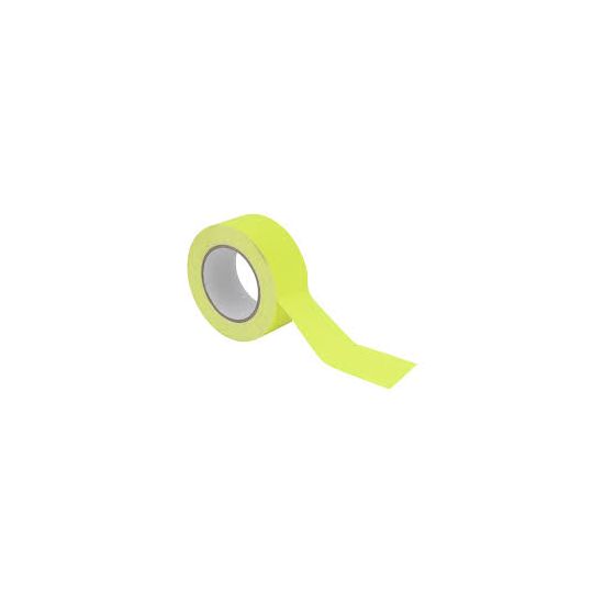 Gaffa tape 50mm / 25m, neon yellow