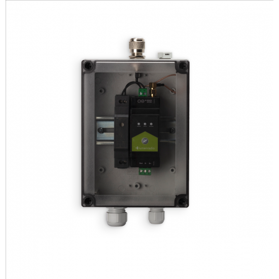 LumenRadio - DIN Rail IP67 enclosure kit