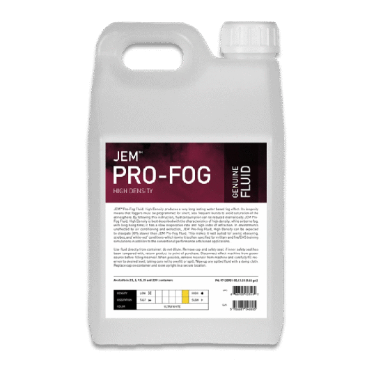 JEM | Pro-Fog Fluid, High Density 4x5L