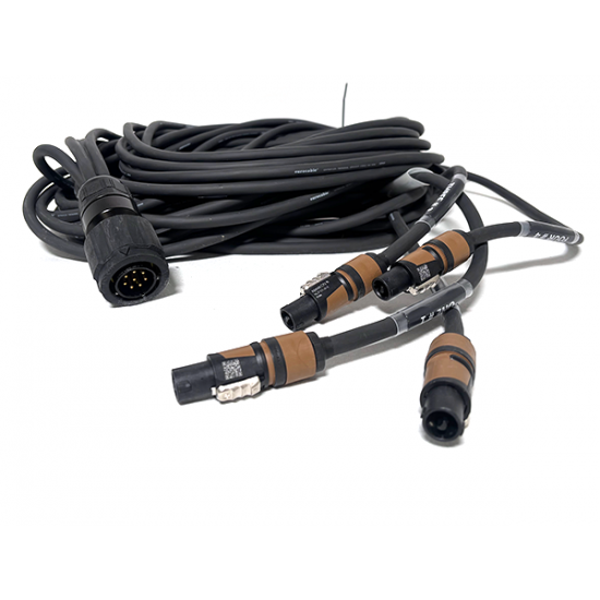 Cacom LK8 Speakercable [M] With Ring > 4x NL2 [M] 10m