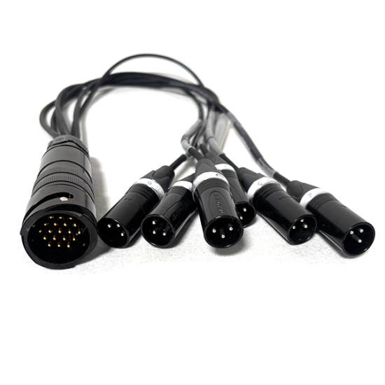 LK19 [M] No Ring > 6x XLR3 [M] AES