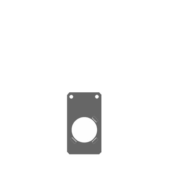 City Theatrical - Martin ELP Tabbed gobo holder - B-Size