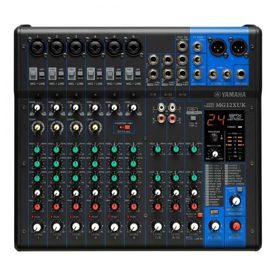 Yamaha - MG12XUK - 12-Channel Mixing Console