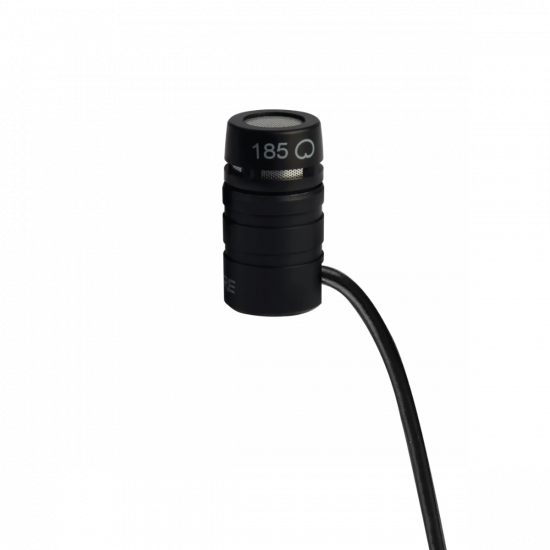 Shure | MX185 - Lavalier, cardioid, includes Preamp, black