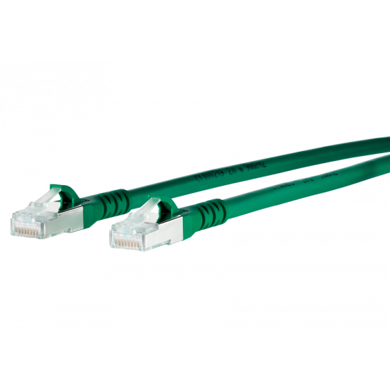 Metz - Patchcable CAT6A S/FTP RJ45 Green 0,5M