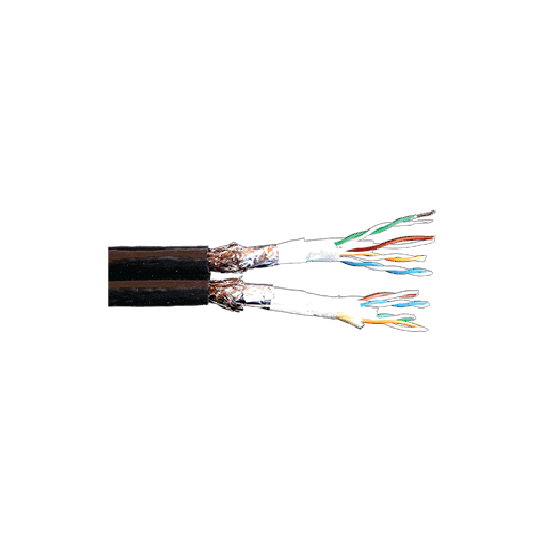 Proplex - PCCAT5EPX2 - DUO CAT5E SFTP AWG24/7 PUR zwart