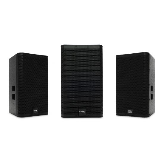 QSC | E112-BK - 12 inch, 2-way, passive loudspeaker