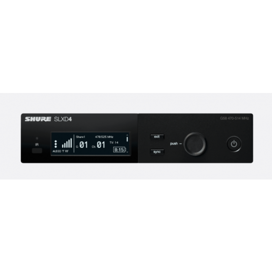 Shure | SLXD4E - K59 (606-650 MHz) - Receiver