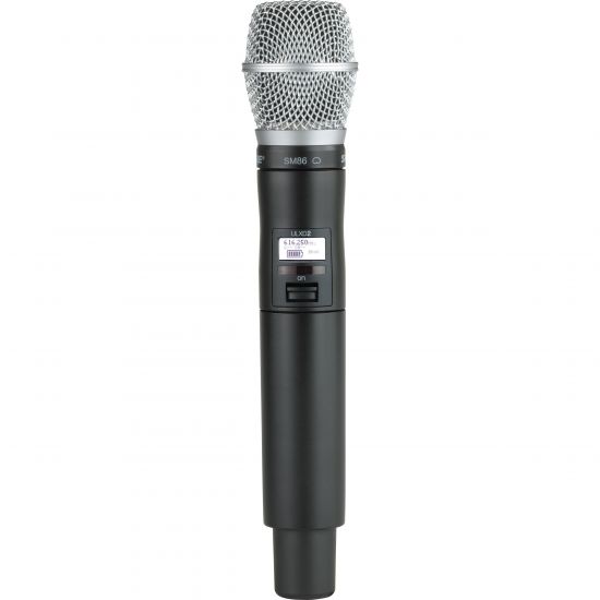 Shure | QLXD2/SM86 - K51 (606-670 MHz) - Handheld