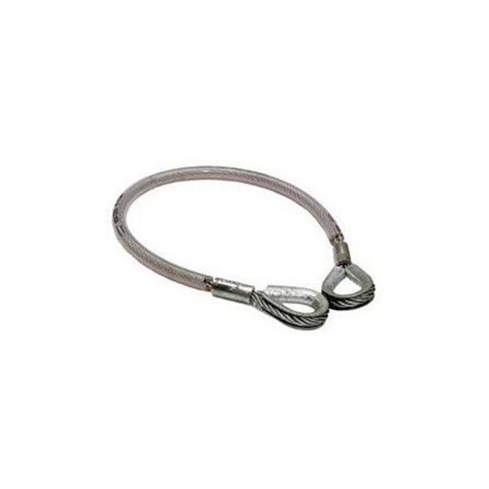 Steel with hose and colored sleeves WLL 2 T 2m