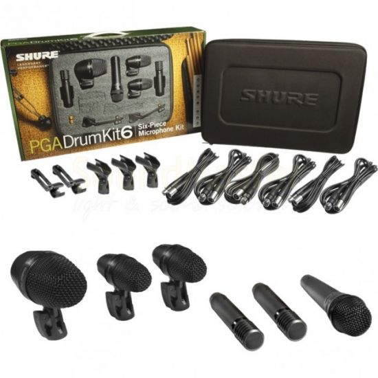 Shure - PGADRUMKIT6 Drum microphone kit