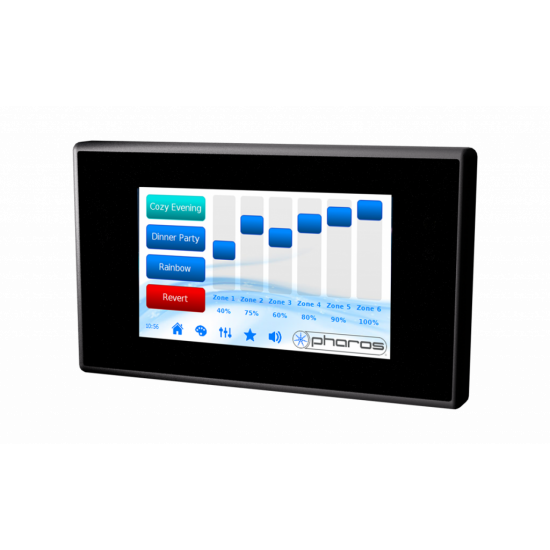 Pharos - TPS BB - Touch Panel Station, Black on Black