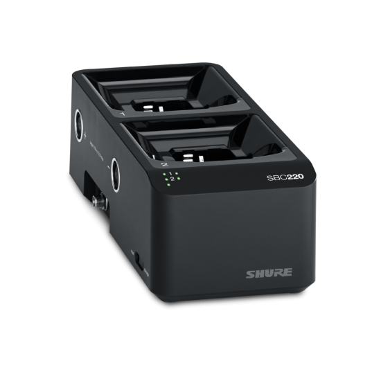 Shure | SBC220-E - 2-Bay Networked Docking Charger