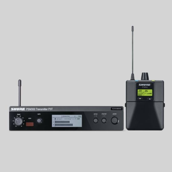 Shure | P3TERA215TWP - H20 (518-542 MHz) - PSM 300 Twinpack