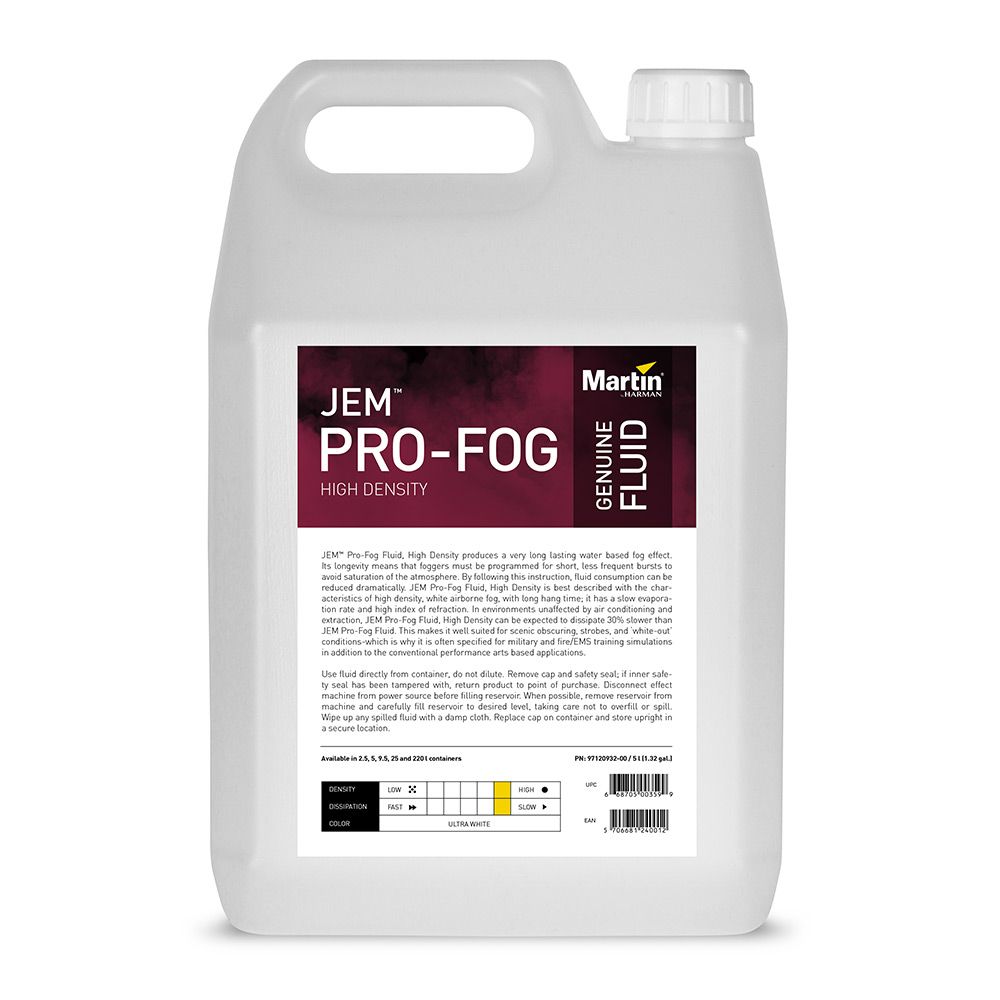 Martin ProFog Fluid, High Density, 4 x 5L Fairlight